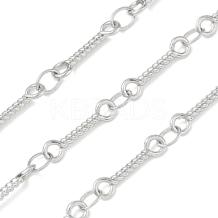 Rack Plating Alloy Bar Link Chains LCHA-N005-01P-1
