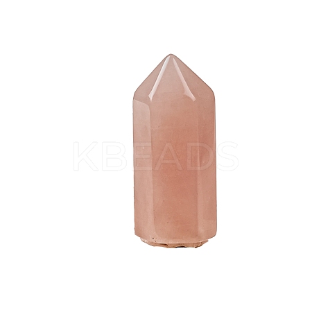 Pointed Tower Natural Rose Quartz Healing Stone Wands LS-PW-WG87518-03-1