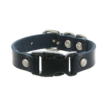 Imitation Leather & Alloy & Plastic Bracelets for Men Women FS-WG10CE2-13-1