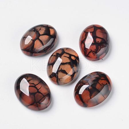 Natural Dragon Veins Cabochons G-F296-07-15x20mm-1