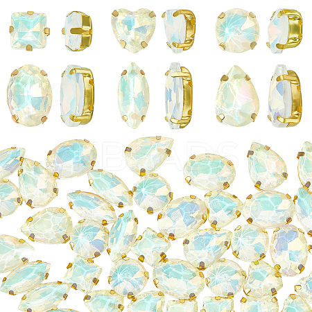106pcs 6 Style Sew On Rhinestone FIND-OC0004-09A-1