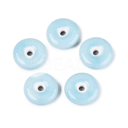Vintage Handmade Porcelain Beads PORC-N013-20-17-1