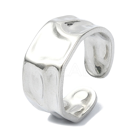 304 Stainless Steel Cuff Rings RJEW-M019-39P-1