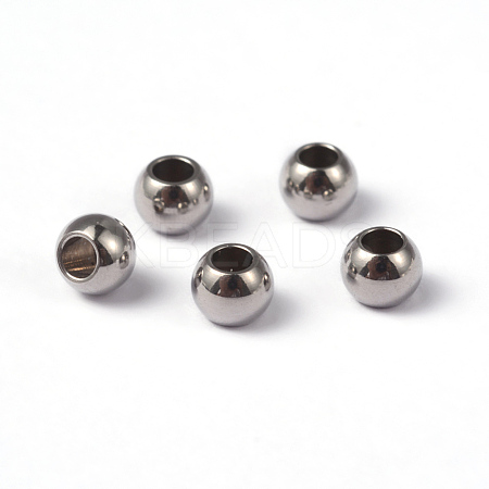 Tarnish Resistant 202 Stainless Steel Spacer Beads LS-STAS-G130-4mm-61P-1