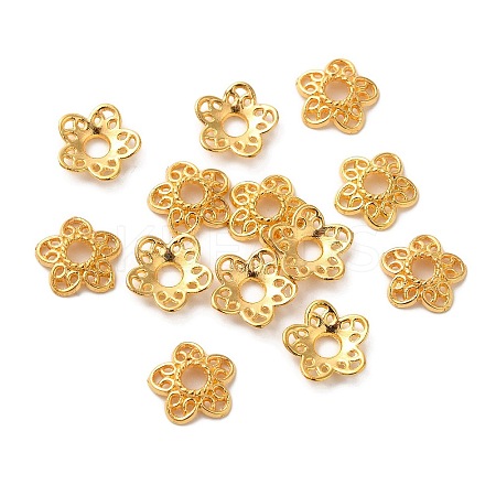 Tibetan Style Alloy Bead Caps K0P34012-1