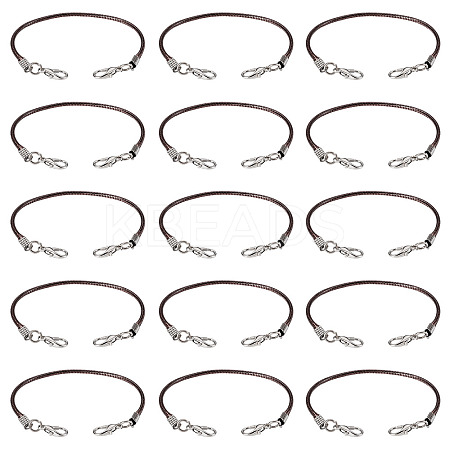30Pcs Korean Waxed Polyester Cord Bracelet Making YC-TADJ0001-02D-1