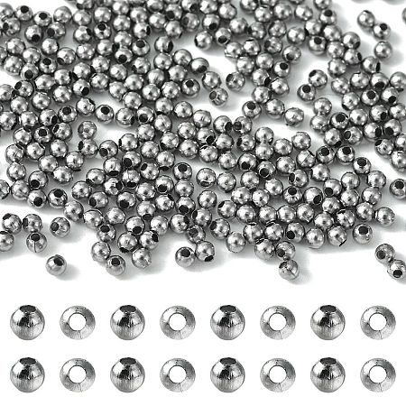 304 Stainless Steel Round Seamed Beads STAS-YW0001-84-1