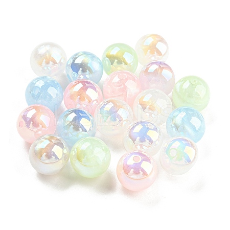 Opaque Acrylic Beads MACR-F078-01B-1