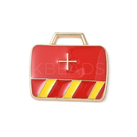 Alloy Enamel Pendants FIND-C074-01B-1