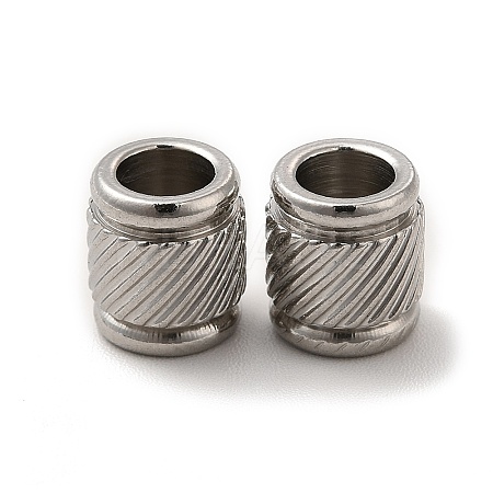 Non-Tarnish 201 Stainless Steel European Beads LS-STAS-M089-02P-1