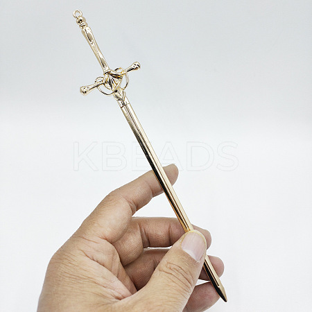 Alloy Flow Su Sword Hairpin Ancient Costume Headwear Hairpin Electroplating Pendant Sword LS-ST0208864-1