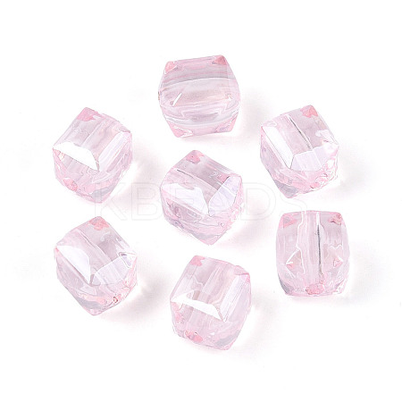 Transparent Acrylic Beads TACR-T028-60A-1