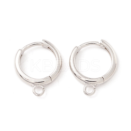 Brass Hoop Earring Findings KK-P217-22P-1