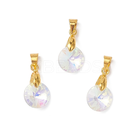 AB Color Plated Glass Charms PALLOY-JF04593-01-1
