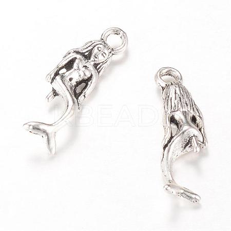 Tibetan Style Alloy Pendants TIBEP-Q063-24AS-RS-1
