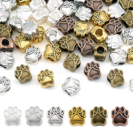 Tibetan Style Alloy European Beads MPDL-TA0001-03-RS-1