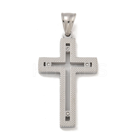 304 Stainless Steel Pendants STAS-D110-16AS-1