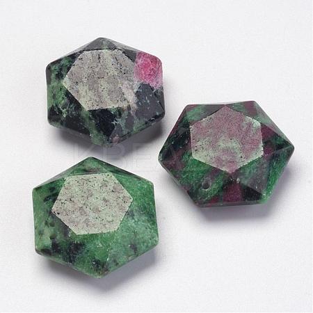 Natural Ruby in Zoisite Pendants G-P264-04-1