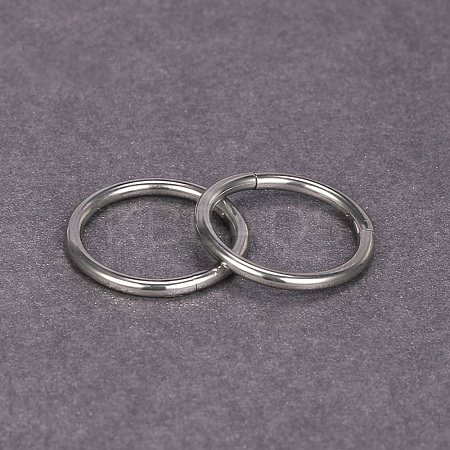 316L Surgical Stainless Steel Hoop Cartilage Earrings WGB51CA-01-1