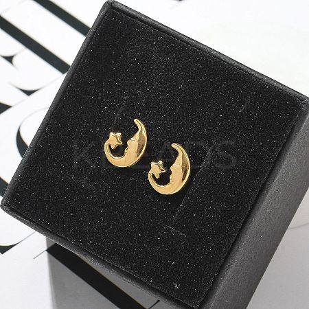 304 Stainless Steel Stud Earrings for Women STAS-Z117-17G-03-1