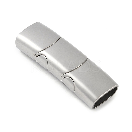 Tarnish Resistant 316 Surgical Stainless Steel Magnetic Clasps with Glue-in Ends STAS-F269-04P-02-1