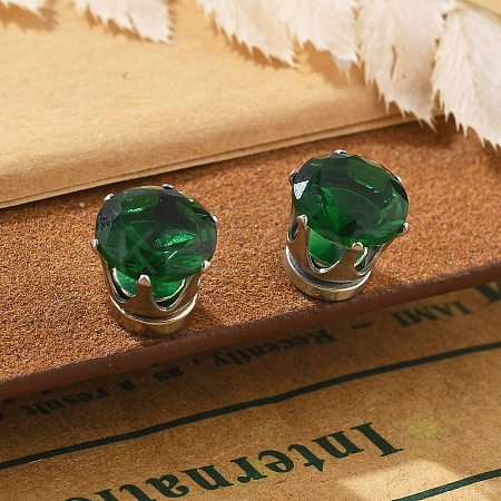 Cubic Zirconia Clip-on Earrings EJEW-L100-01P-06-1