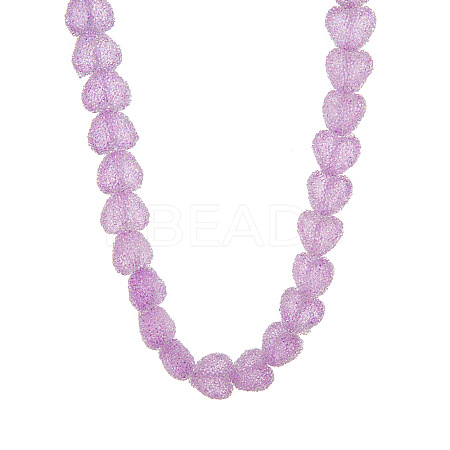 Resin Jelly Heart Beaded Necklaces FS-WGF46B0-02-1