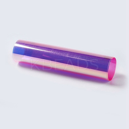 Clear Glitter PVC Vinyl Fabrics DIY-WH0100-B-05-1