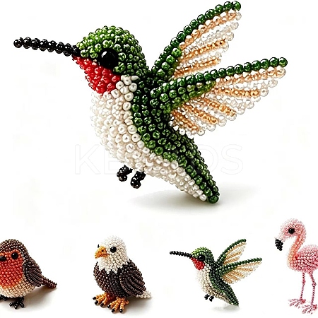 3D Hummingbird DIY Animal Beading Embroidery Kit AC-CBA6750-03-1