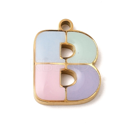 304 Stainless Steel Pendants STAS-K297-09B-G-1