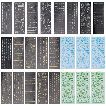 PET Waterproof Decorative Stickers DIY-CP0011-66-1
