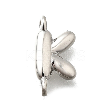 Brass Connector Charms KK-P295-01P-K-1