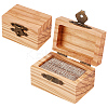 Wood and Sponge Iron Cuboid Ring Boxes CON-WH0200-07C-1