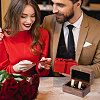 Wooden Jewelry Storage Magnetic Gift Cases for Cufflinks CON-WH0095-78C-1-5