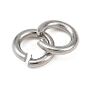 Tarnish Resistant 304 Stainless Steel Open Jump Rings STAS-N015-04-4x0.8mm-4