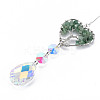 Natural Green Aventurine Big Pendants G-N333-008E-2