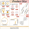 DIY Glass Beaded Bracelets & Earrings Jewelry Making Kit DIY-SP0001-20D-2