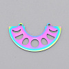 Ion Plating(IP) 201 Stainless Steel Pendant Links STAS-S105-LA526-1