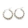 201 Stainless Steel Hoop Earrings LS-EJEW-Q026-14P-B-2