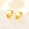 Rack Plating Brass Cuff Earrings for Women LS-EJEW-H091-17G-5