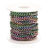 PVD Vacuum Plating 304 Stainless Steel Cuban Link Chains CHS-K016-02B-MC-2