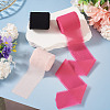 3 Rolls Polyester Raw Edges Ribbons SRIB-TAC0002-26C-6