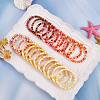 Handmade Polymer Clay Heishi Surfer Stretch Bracelets Set BJEW-SW00099-02-4