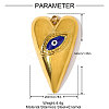 304 Stainless Steel Enamel Pendants STAS-OY002-88G-2