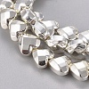 Electroplated Non-magnetic Synthetic Hematite Beads Strands G-G826-07S-3