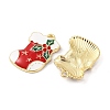 Christmas Theme Rack Plating Alloy Pendants FIND-M020-04G-06-2