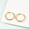 Ion Plating(IP) 304 Stainless Steel Hoop Earrings EJEW-P177-G-24-4
