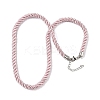 5MM Nylon Twisted Cord Necklace Making FIND-G096-01P-34-1