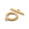 Ion Plating(IP) 304 Stainless Steel Ring Toggle Clasps STAS-A092-09A-G-2