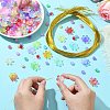 DIY Round Flower Acrylic Beads Jewelry Making Kits DIY-CJ0002-82-5